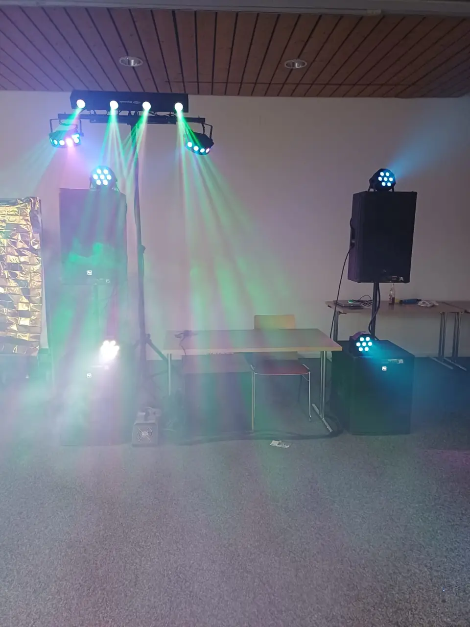 Lichteffekte mit Nebel